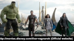 Scena iz filma Tor: Ragnarok