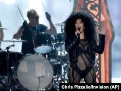 Cher performs at the Billboard Music Awards.