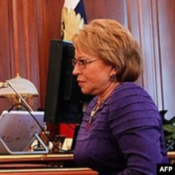 俄罗斯议会上院联邦委员会的主席瓦伦蒂娜.马特维克