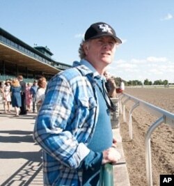 Director Randall Wallace on the set of the movie