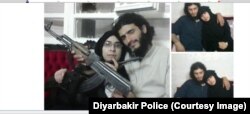 Turkish police released these photos of Afra Shaar, the Syrian woman accused of being an IS recruit, with her late husband Faysal Selimoglu.