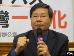 台联党立委许忠信 (美国之音张永泰拍摄)