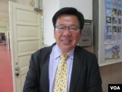 台湾立法院最大党民进党立委李俊俋（美国之音张永泰拍摄）