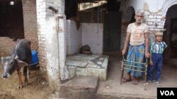 Closed buffalo meat shops in Gorakhpur city, Uttar Pradesh, March 24, 2017. As soon as Yogi Adityanath took charge as the chief minister, he ordered closure of the state's unlicensed slaughterhouses, all owned by Muslims.