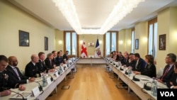 შეხვედრა პრეზიდენტის სასახლეში