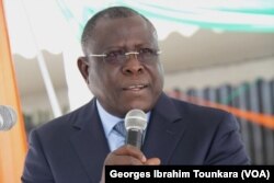 Cissé Ibrahim Bacongo croit toujours en l'alliance RHDP, à Abidjan, en Côte d'Ivoire, le 24 avril 2017. (VOA/Georges Ibrahim Tounkara)