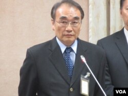 台湾国安局副局长王德麟(美国之音张永泰拍摄)