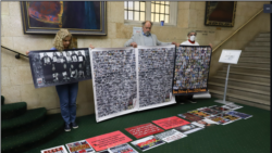 در حاشیه چهارمین روز از دادگاه مردمی بین‌المللی آبان ۹۸، ۲۲ آبان ۱۴۰۰، لندن - عکاس: کوین نا