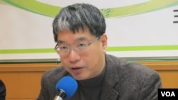台湾智库副执行长赖怡忠（美国之音张永泰拍摄）