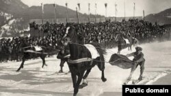 Skijoring - St. Mortiz 1928