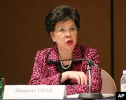 FILE - WHO Director General Margaret Chan says Ebola has killed more than 1,900 in West Africa.