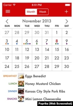 Paprika Meal Planning App