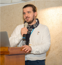 位于台北的台湾世代教育基金会研究员叶皓勤（照片提供：叶皓勤）