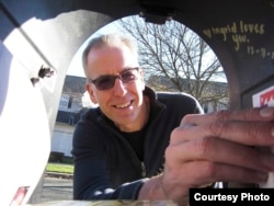 Frank Warren, founder of PostSecret, has received more than a million anonymous secrets from around the world. (Photo courtesy of Samantha Schmieder)