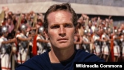 찰턴 헤스턴이 주연배우로 출연한 영화 '벤허'의 한 장면.