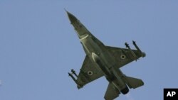 Arhiva - Borbeni avion F-16 izraelskog ratnog vazduhoplovstva.