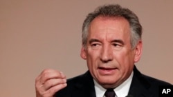 Le maire de Pau Francois Bayrou à Paris, le 22 février 2017.