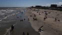 Plaža Galveston u Teksasu proteklog vikenda