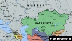 Xəzər regionunun xəritəsi