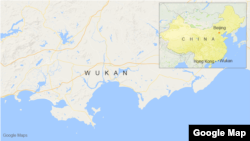 Wukan, China, map