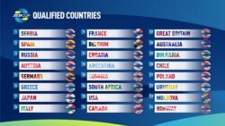 ისტორიული საჩოგბურთო ტურნირის 24 მონაწილე ქვეყანა