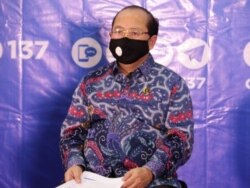 Ketua Ombudsman RI Amzulian Rifai dalam konferensi pers di Gedung Ombudsman RI, Rabu (18/6) siang. (Foto: Ombudsman RI)