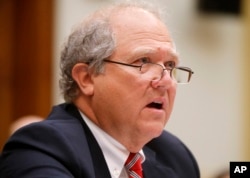 FILE - John F. Sopko, special inspector general for Afghanistan Reconstruction (SIGAR), testifies on Capitol Hill.
