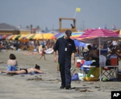 Increased patrols move along the Texas coast in response to reports of tar balls washing ashore.