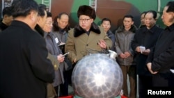 지난 2016년 3월 북한은 김정은 국무위원장이 핵무기 병기화 사업을 지도했다며 핵탄두 기폭장치로 보이는 물체를 공개했다.