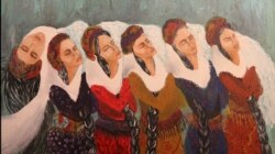 Lukisan karya Zehra Dogan. (Foto: VOA)