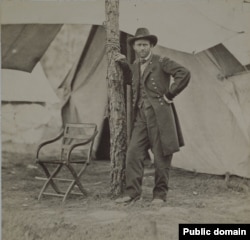 Grant as a soldier, attributed to Matthew Brady