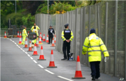 Polisi Inggris memperketat penjagaan keamanan menjelang KTT G-7 di Cornwall (9/6).