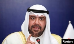 FILE - Olympic Council of Asia (OCA) President Sheikh Ahmad Al-Fahad Al-Sabah of Kuwait.