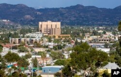 FILE - The city of El Cajon, Calif., a community east of San Diego, on Sept. 29, 2016. Alfred Olango's family moved to El Cajon from Uganda in 1991 after spending time in a refugee camp.