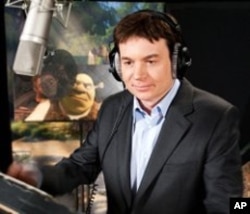 Mike Myers voices Shrek in “Shrek Forever After”