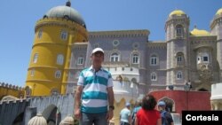 Ailton Côrrea no Palácio da Pena em Sintra, Portugal