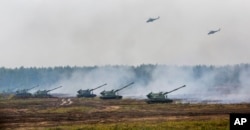 Russia and Belarus taking part in military exercises Zapad in Borisov, Belarus, Sep. 20, 2017