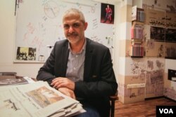 Ahmad Salman, deputy general manager of As-Safir. At the end of last month the newspaper announced that it was closing due to financial issues, only to reverse its decision shortly after. (John Owens for VOA)