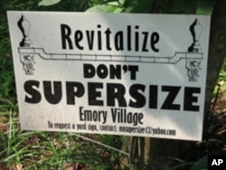 A sign like this will likely not be enough to stop someone from constructing a super-sized house.