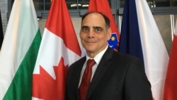 传统基金会副总裁杰伊·卡拉法诺(James Jay Carafano) （美国之音黎堡2019年4月3日摄）