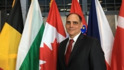 美国智库传统基金会负责国家安全与外交政策研究的副总裁卡拉法诺（James Jay Carafano）（美国之音黎堡摄）