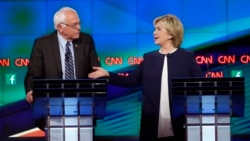 Sanders i Klinton u demokratskoj debati 2016. godine.