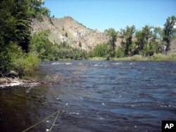 FILE - Big Hole River in Twin Bridges, Montana