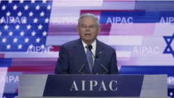 资料照：民主党联邦参议员梅嫩德斯（Sen. Bob Menendez, D-NJ）