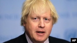 بوریس جانسن، وزیر خارجه بریتانیا