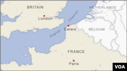 Peta lokasi Selat Inggris (English Channel).