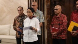 Jumpa pers Menteri Luar Negeri Retno Marsudi soal evakuasi WNI dari Kota Wuhan, Provinsi Hubei, China, Jumat, 31 Januari 2020. (Humas Kementerian Luar Negeri RI)