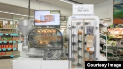 A demonstration of the BreadBot robotic baker, created by the Wilkinson Baking Company. (Wilkinson Baking)