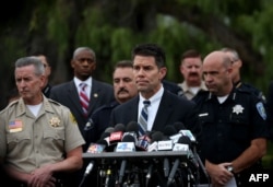 FILE - Federal Bureau of Investigation assistant director David Bowdich speaks during a news conference in San Bernardino, Calif., Dec. 4, 2015.