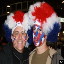 Spirited American Fans Impressed at Football World Cup